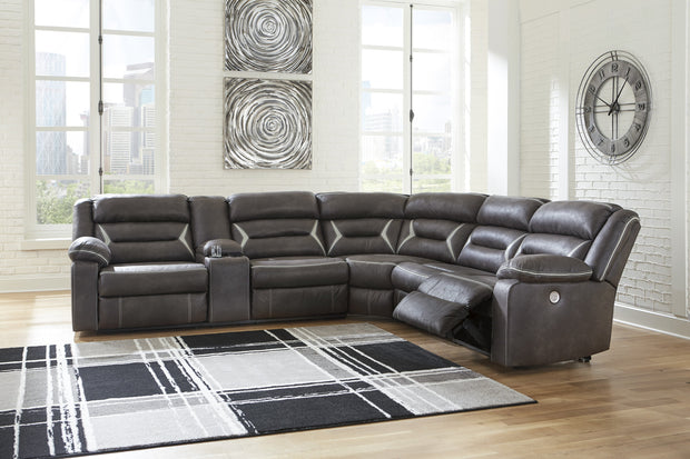 Kincord Midnight LAF Power Recliner Sectional