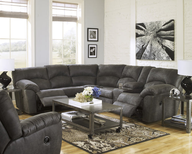 Tambo Pewter Reclining Sectional