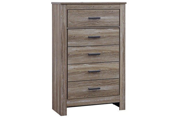 Zelen Warm Gray Chest of Drawers