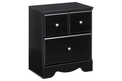 Shay Almost Black Nightstand