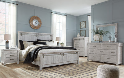 Brashland White Panel Bedroom Set