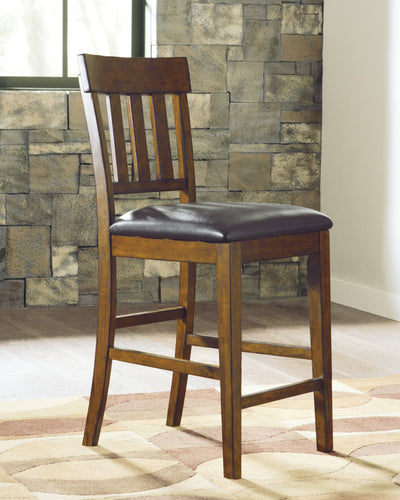 Ralene Medium Brown Counter Height Chair, Set of 2