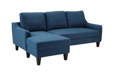 Jarreau Blue Sofa Chaise Sleeper