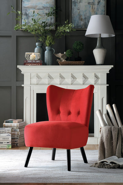 Imani Red Accent Chair