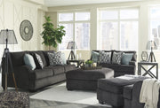 Charenton Charcoal Living Room Set