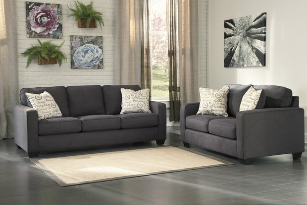 Alenya Charcoal Living Room Set
