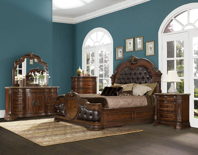 Antoinetta Cherry Panel Bedroom Set