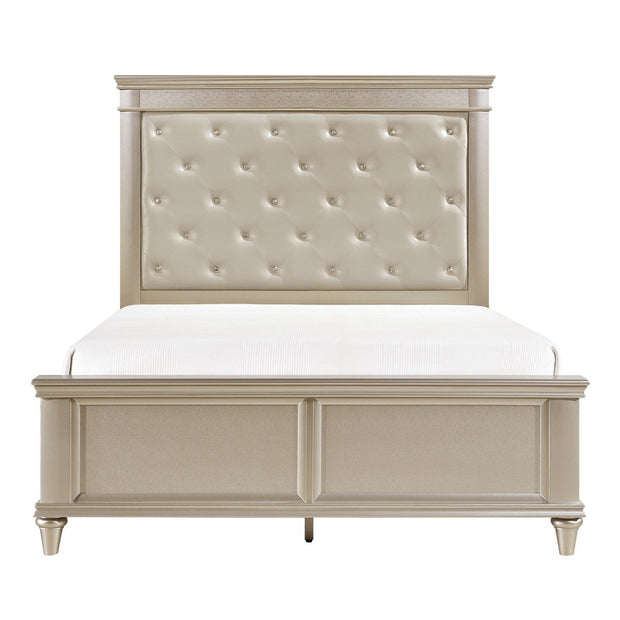 Celandine Silver Panel Bedroom Set