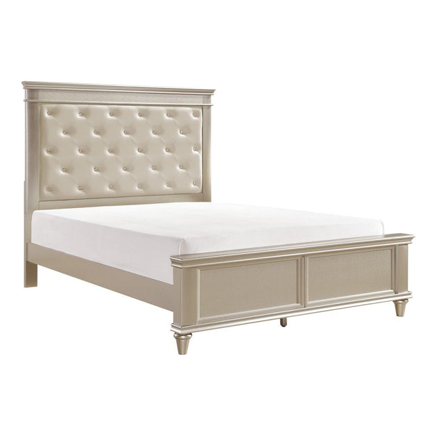 Celandine Silver Panel Bedroom Set