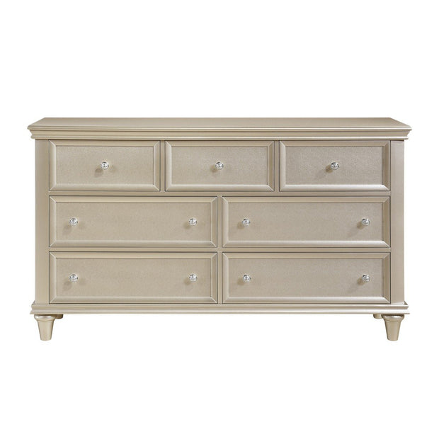 Celandine Silver Panel Bedroom Set