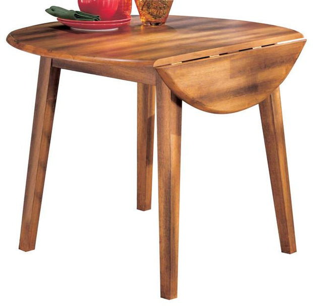 Berringer Rustic Brown Drop Leaf Extendable Table