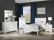 Louis Philip White Youth Sleigh Bedroom Set ***