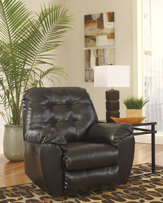 Alliston Chocolate Rocker Recliner