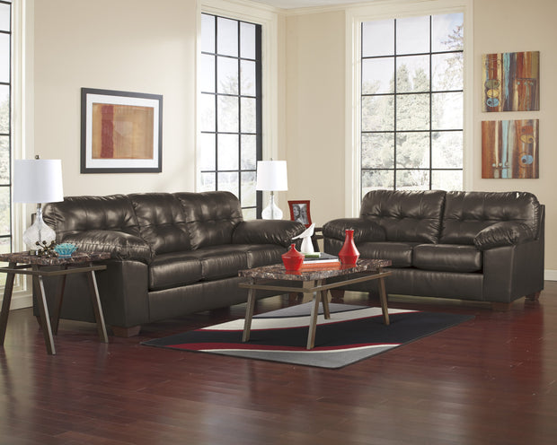 Alliston Chocolate Living Room Set