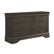 Louis Philip Stained Gray Youth Sleigh Bedroom Set ***