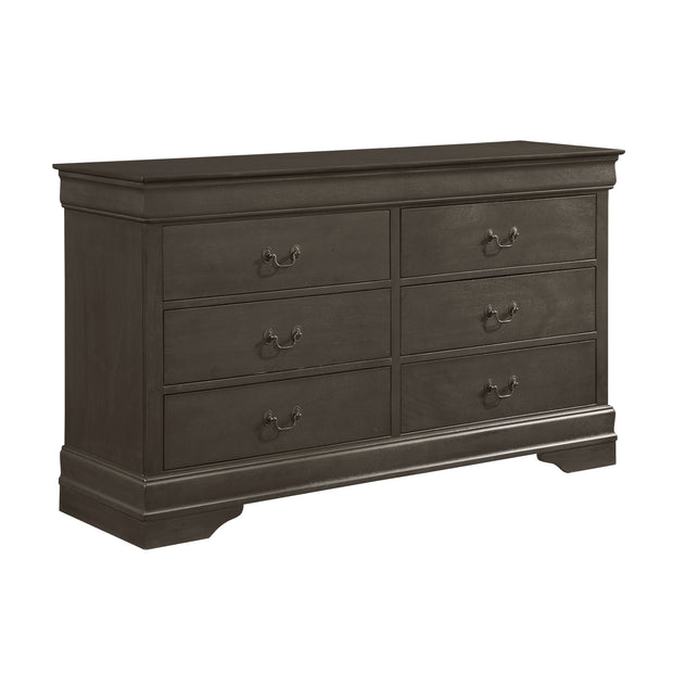 Louis Philip Stained Gray Dresser