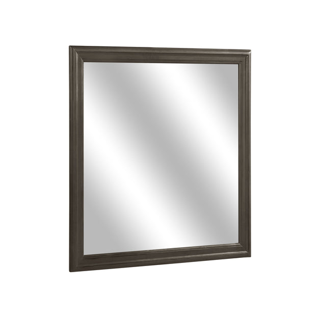 Louis Philip Stained Gray Mirror