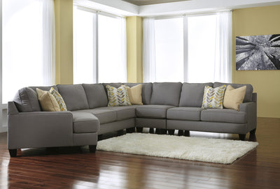 Chamberly Alloy 5-Piece LAF Cuddler Sectional - Luna Furniture