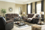 Earhart Chestnut Reclining Living Room Set