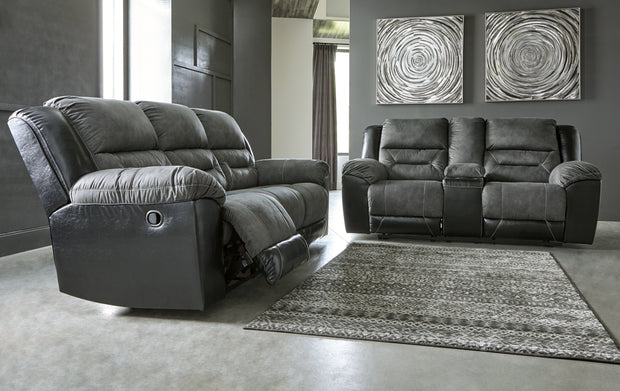 Earhart Slate Reclining Living Room Set