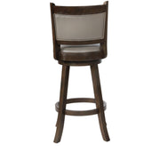 Cecil 29" Gray Swivel Bar Stool, Set of 2