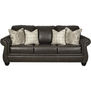 Lawthorn Slate Leather Sofa