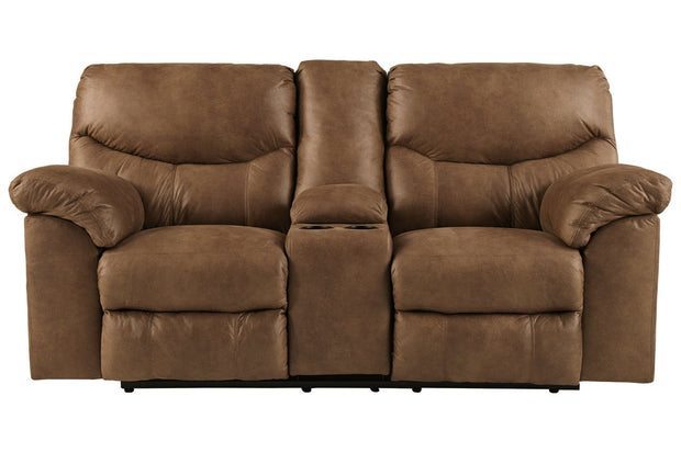 Boxberg Bark Power Reclining Loveseat with Console