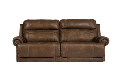 Austere Brown Reclining Sofa