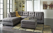 Maier Charcoal LAF Full Sleeper Sectional