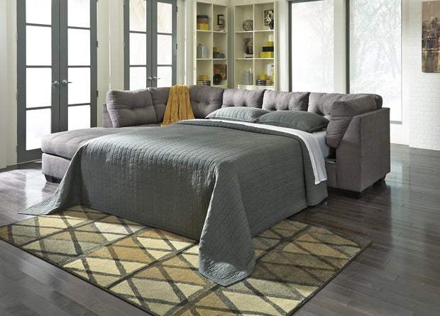 Maier Charcoal LAF Full Sleeper Sectional