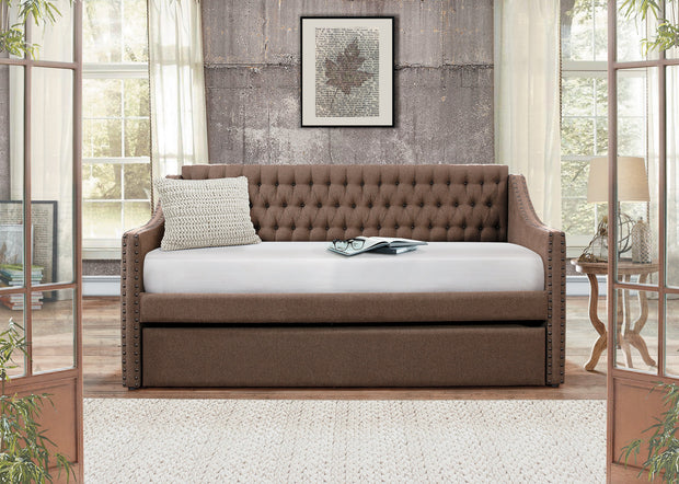 Tulney Brown Daybed with Trundle