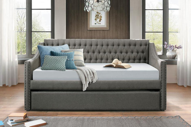 Tulney Dark Gray Daybed with Trundle