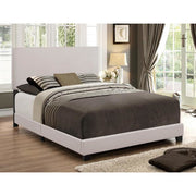 [SPECIAL] Erin Khaki Upholstered Twin Bed | 5271