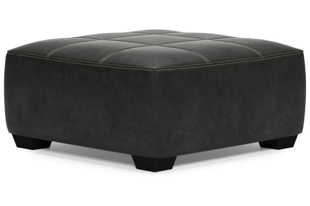 Bilgray Pewter Oversized Accent Ottoman