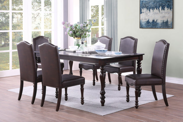 Hargreave Cherry Extendable Dining Set ***