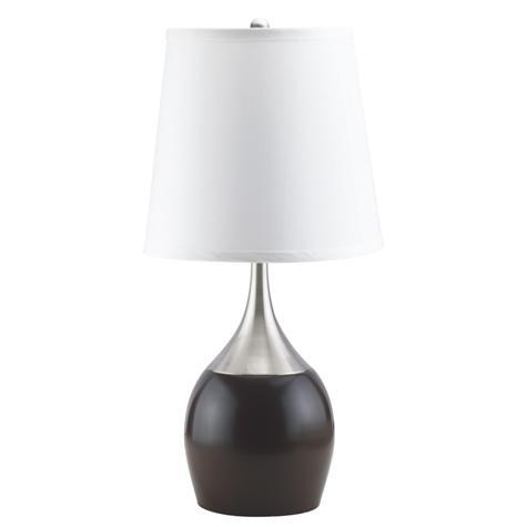 3-Way Touch Espresso 24" Table Lamp, Set of 2 - Luna Furniture