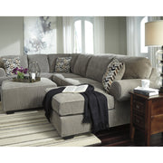 Jinllingsly Gray Oversized Accent Ottoman