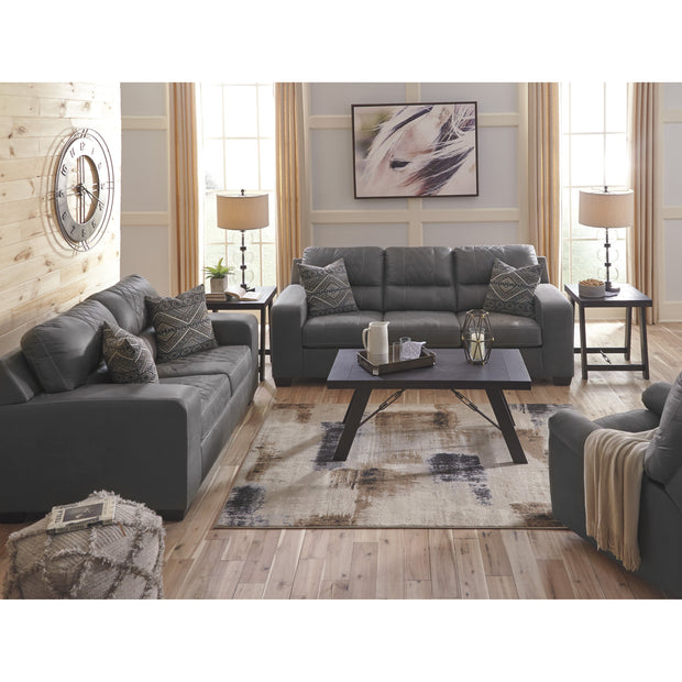 Narzole Dark Gray Living Room Set