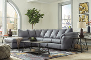 Darcy Steel LAF Sectional