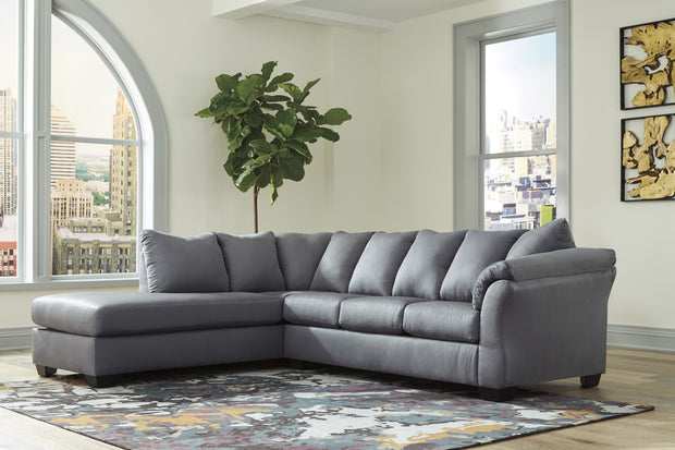 Darcy Steel LAF Sectional