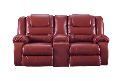 Vacherie Salsa Reclining Loveseat with Console