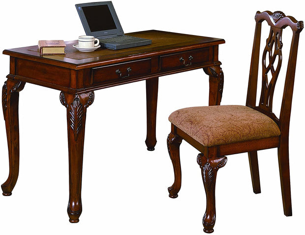Fairfax Cherry Office Desk and Chair Set