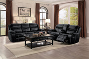 Bastrop Black Reclining Living Room Set