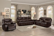 Bastrop Brown Reclining Living Room Set