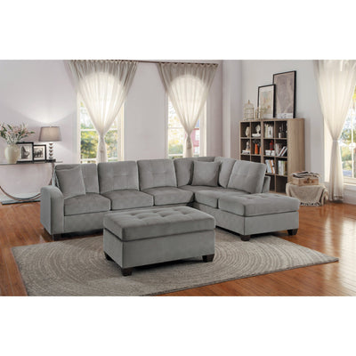 Emilio Taupe Reversible Sectional