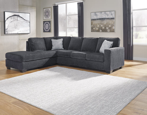 Altari Slate LAF Full Sleeper Sectional