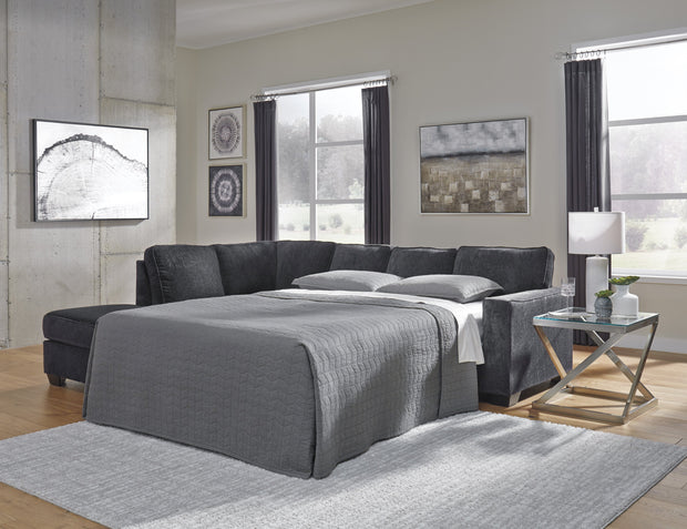 Altari Slate LAF Full Sleeper Sectional