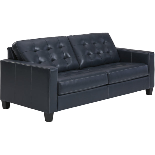 Altonbury Blue Leather Sofa