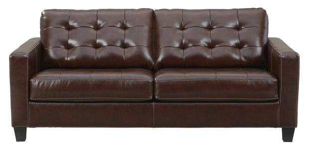 Altonbury Walnut Leather Living Room Set