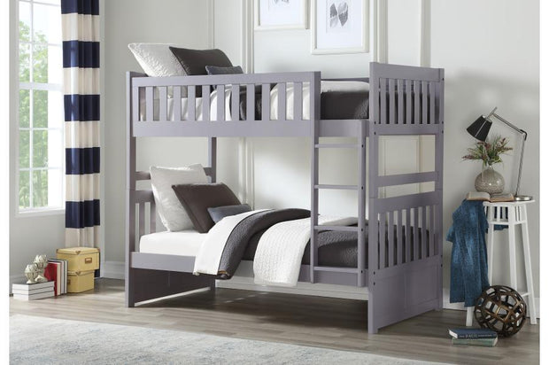 Orion Gray Twin/Twin Bunk Bed | B2063